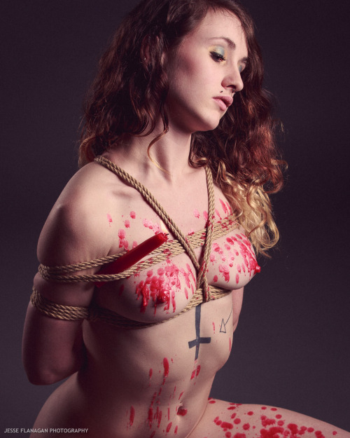 jesseflanagan: With shibbyleekey Photos, rigging, and wax by Jesse Flanagan (self) Rope and candles