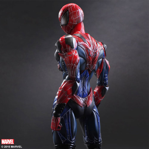 fyeahalbumofstuffilike: Variant Play Arts Kai - Marvel Universe Spider-Man What I think, looking at 