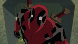 superheroes-or-whatever: Deadpool from Ultimate Spider-Man (set II)