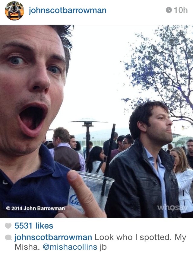 narwhalgiggles:  John saw the Misha and embraced the Misha 