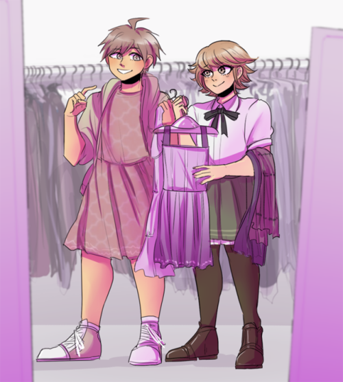 ministarfruit:naehiro dress shopping commission for @ancientrelyk!