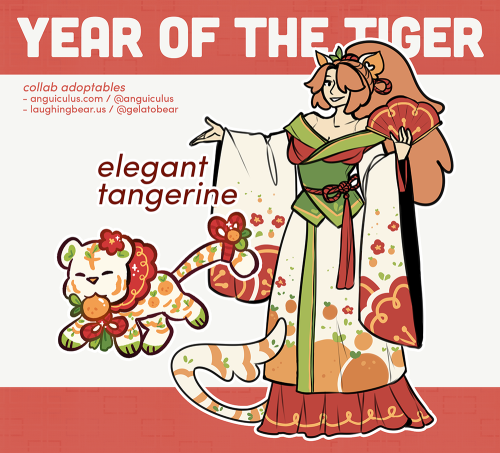  Year of the Tiger adopts!  I collaborated with anguiculus on these back in February! Al of them alr