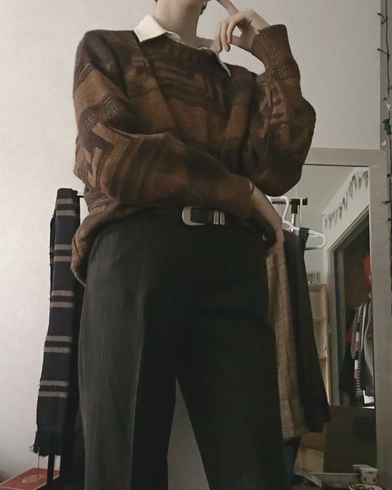 historicalsgnificance:da date fits i would wear if we weren’t in a pandemic and me & my bf could actually visit each other (ft. the two pairs of pants i thrifted yesterday) ✨🌿🖤[he/xem] [dont delete my caption]