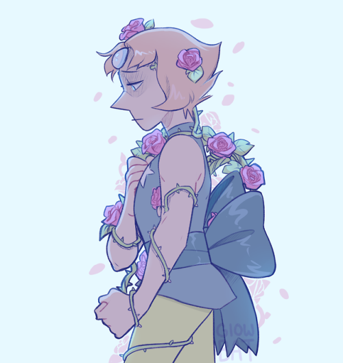 glowbat:cleaned up a pearl doodle i was kinda fond of from my sketch book