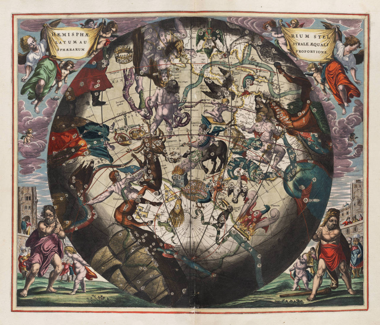 lindahall:  Plates from Harmonia Macrocosmica, by Andreas Cellarius, 1661.