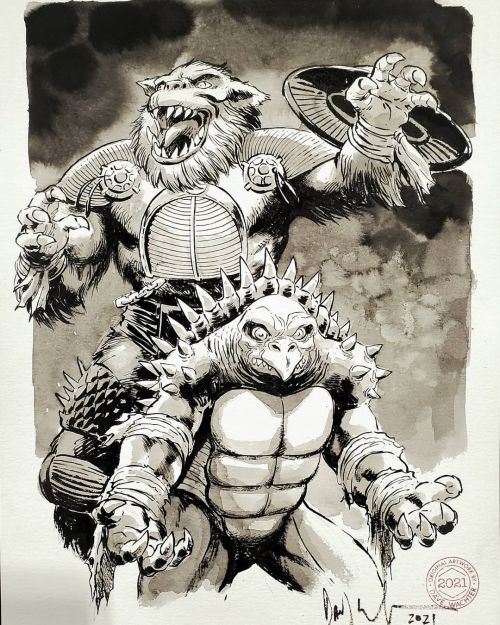 Tokka and Rahzar sketch done this weekend at @fanexpodenver  #tokka #rahzar #tokkaandrahzar #tmnt #t