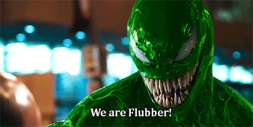 thedevilsyouknew:brentweichsel:thedailybrainwave:Venom/Flubber Mash-Up by Nerdist.@ravingliberal @th