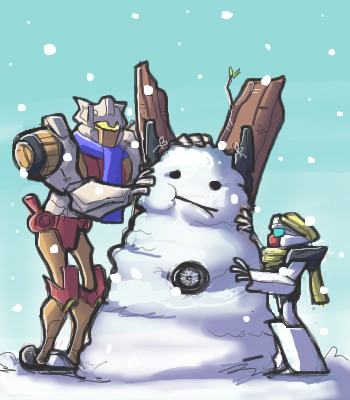 transpaint:  Artist: Midydoof | Title: snow fortress 