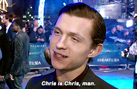 parkerpete:Chris was awesome, you know? I mean, he’s a little too handsome for my liking.