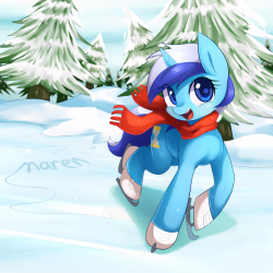 marenlicious:  Commission 18 : Ice skate