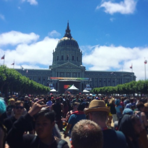 SF Pride was amazing. So lucky I got to go both days and see so many amazing people. (Also that gyro