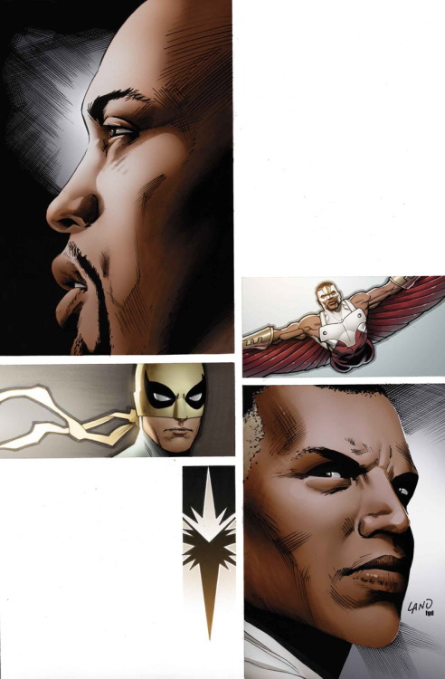nickfuryagentofsword:  Mighty Avengers 6 (2014) by Al Ewing &amp; Valerio Schiti Cover: Greg Land