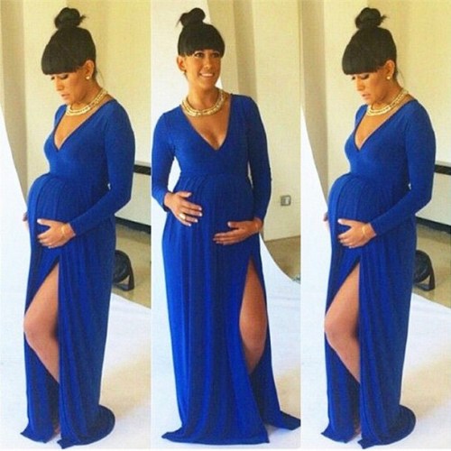 Maternity Dress Inspiration. All colors &amp; sizes Available. Item code:CJ0308 #eveningdress #f