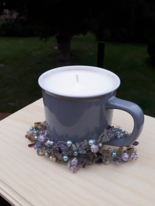 Coffee Mug Candles www.mistymorningsco.com