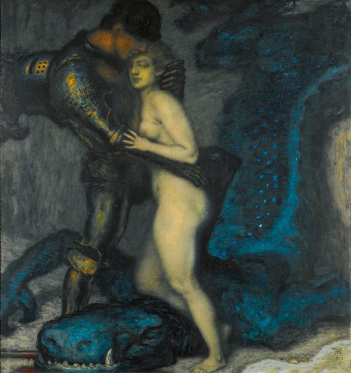 fleurdulys:The Dragon Slayer - Franz von Stuck