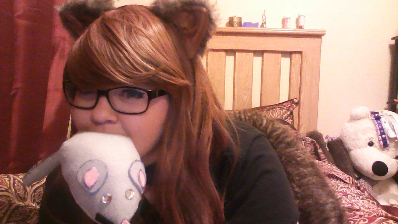 spooky-kitt3n:  Kitten space is the best space &lt;3Ears, tail, and collar made