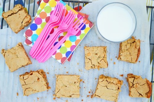 Breezy Bakes: Butterscotch Oatmeal Blondies (Gluten Free)