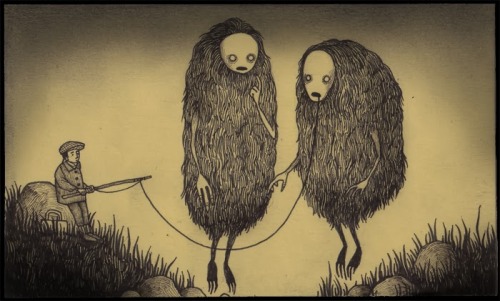 hello-zombie:two new chillingly good pieces by john kenn