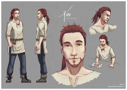 palodoodles: My interpretation of Kote (aka Kvothe), from &ldquo;The name of the wind&rdquo;