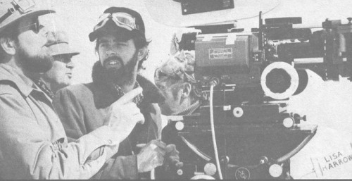 Gary Kurtz and George Lucas on the set of Star Wars 1977 @retrostarwarsstrikesback