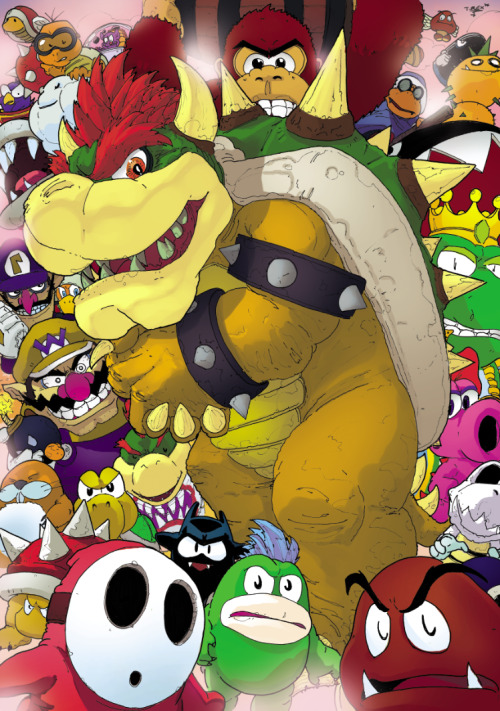 thegameisalife:  La Tropa Koopa. The Koopa Troop. By T-RexJones & SpicerColor