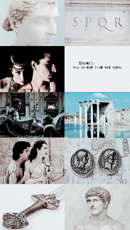 cleopatrasdaughter: aesthetic → cleopatra vii, greek queen of egypt, &amp; mark antony