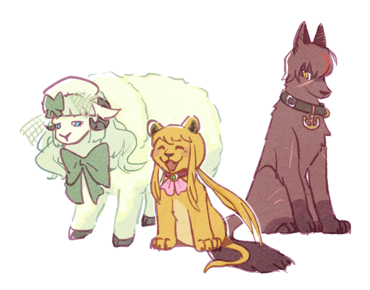 oh worm? — reimagined Ushiromiya family as dogs (and...