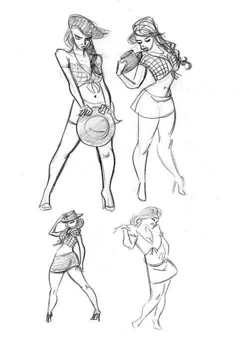 Warmup sketches with PoseBook app by Stephen Silver5-7 min. for each