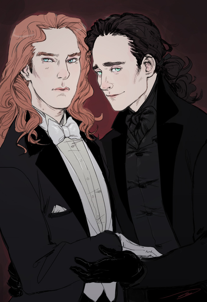 DERLAINE AND I DID THIS GROSS COLLAB FOR VAMPIRE!HIDDLEBATCH because of these recent