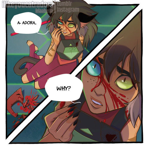 ilikeyoucatradora: DESPARA AU- MINI COMICArt: Iria AbellaScript: Henar TorinosThis comic was painful