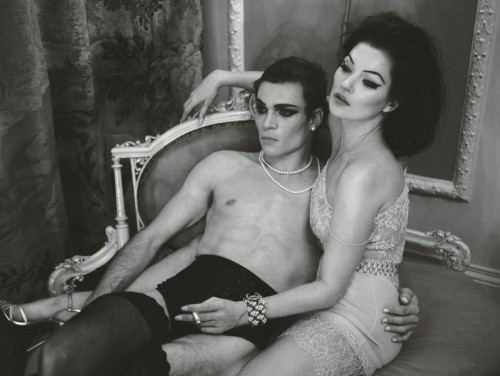 labstrakts: Kate Moss and Luka Isaac in ‘Belle de Nuit’ by Mert Alas and Marcus Piggot for W Magazin