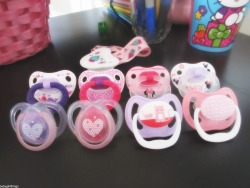 Hoefashow:  Babygiirlthings:  How Cute Is My Binky Collection Though!!! (っ◕‿◕)っ♥
