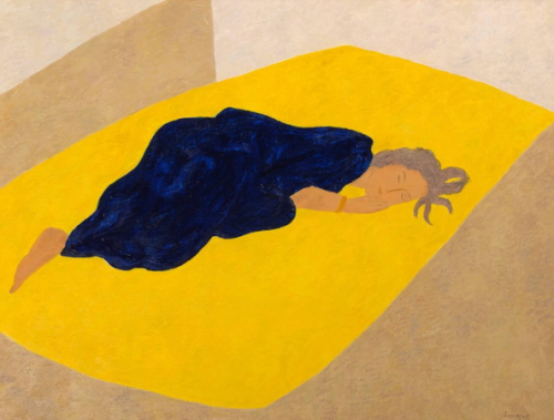 thesoundofmusic1965: Pierre Boncompain, Sleeping on Yellow Bed Covers // Mitski, “No