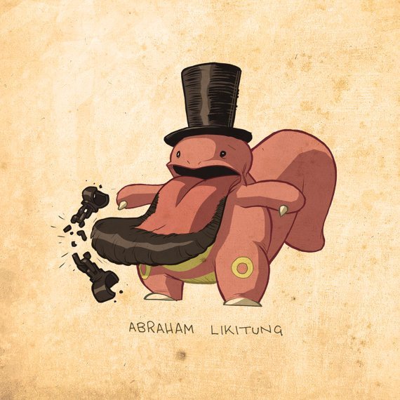 dorkly:  If US Presidents Were Pokemon Artist Brandon Dayton has the perfect gift