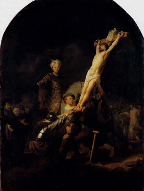 The Elevation Of The Cross, 1633, Rembrandt Van RijnSize: 96.2x72.2 cmMedium: oil