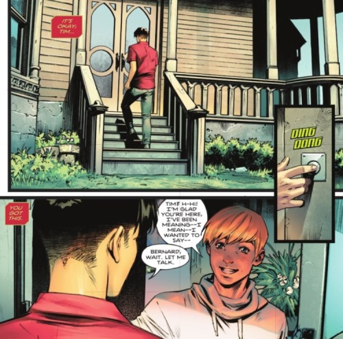 sockich: I wish we could have finished our date. / Tim Drake… do you want to go on a date with me? Y