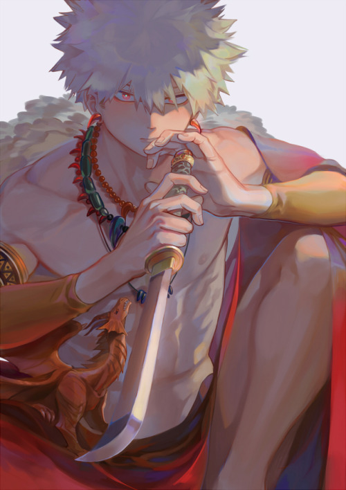 All the Bakugou fantasy version i’ve drawn so far! On another note, our MHA fanbook is still u