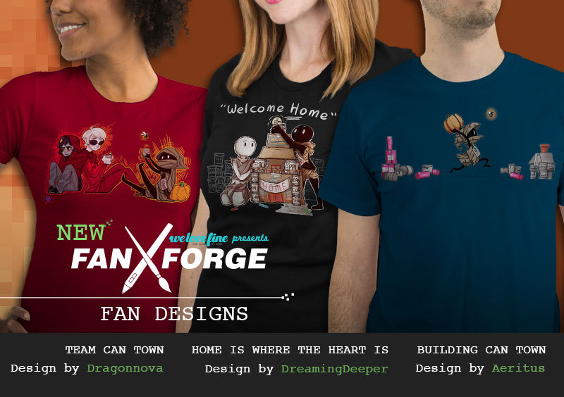 welovefinetees:  Pop open a chilled Tab and enjoy these new Can Town designs!  Available