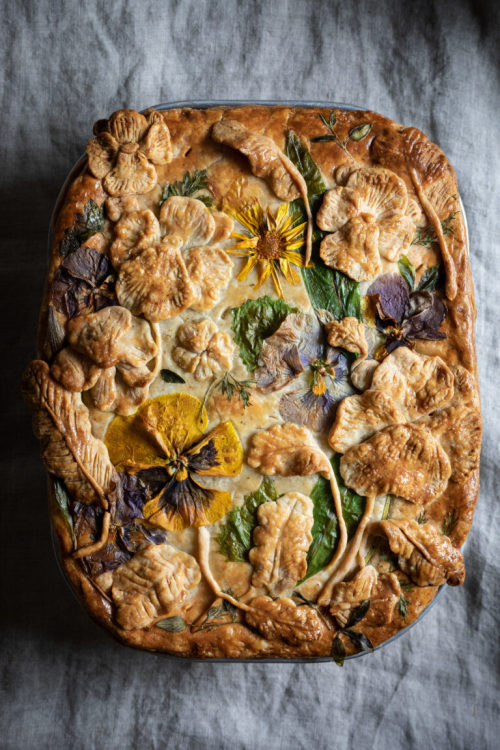 savorytoothgirl:garden pie (leek and potato pie)