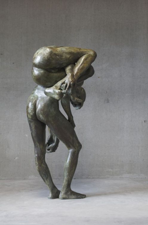 boysnmenart:  Lotta Blokker | Atlas - Bronze 2005 
