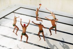 untrustyou:  The Australian water polo team. From the series “Fish out of water” by Ryan Pierce 