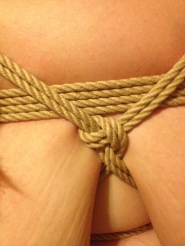 thewelldocumentedslut:  More from last night’s rope date.  