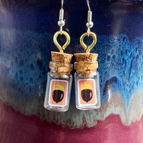 retrogamingblog2:    Animal Crossing DIY Recipe Earrings made by BoutiqueBora  