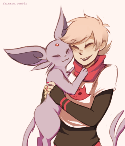 ikimaru:  somebody asked for a Roxy with an Espeon but I ended up drawing all of them oops [Beta kids] 