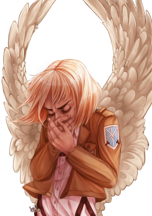 lexidafree:  “Who breaks a butterfly upon a wheel?”So I recently got into Attack on Titan and it subsequently broke my artist’s block due to amazing visual. My favourite character is Armin, just love him. Looking forward to new eps X3 click