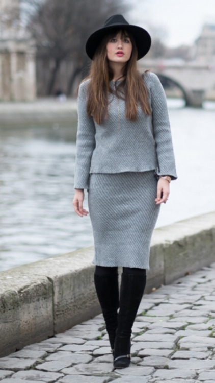 See more at Fashion Tights As first seen on blog “Meet Me In Paree” here: All In Grey Sh