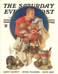 ladymiss22:  The Saturday Evening Post - Illustrator JC Leyendecker - November 4 1933 