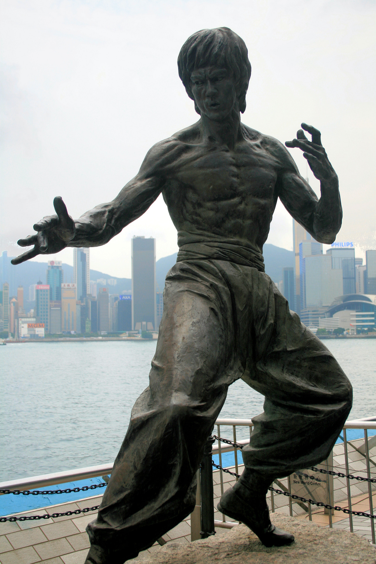 Hong Kong, Bruce Lee's statue in Avenue of Stars, China