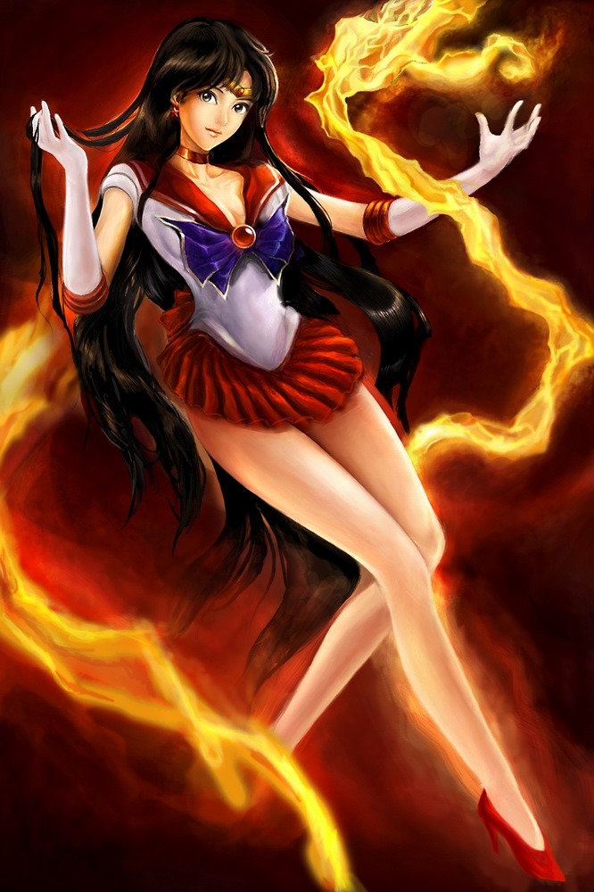 aoi-ryu-01:  Sailor Mars by griffiel  