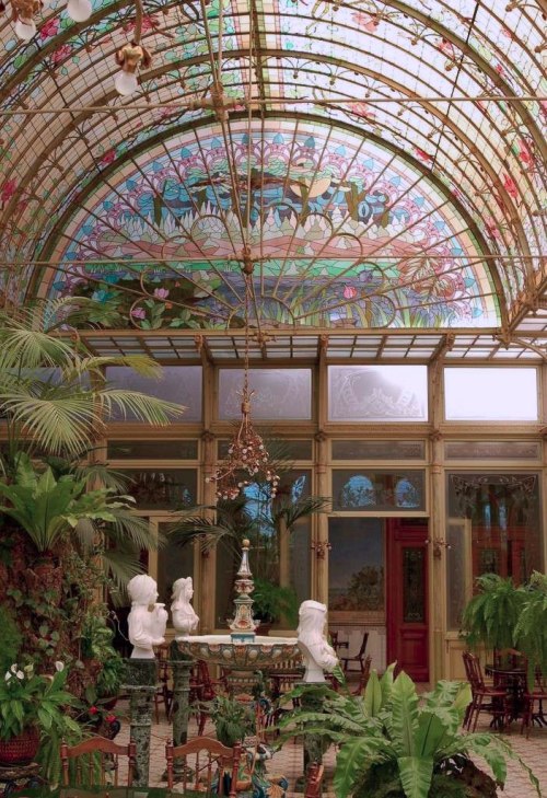 magic-of-eternity:Art Nouveau Winter Garden